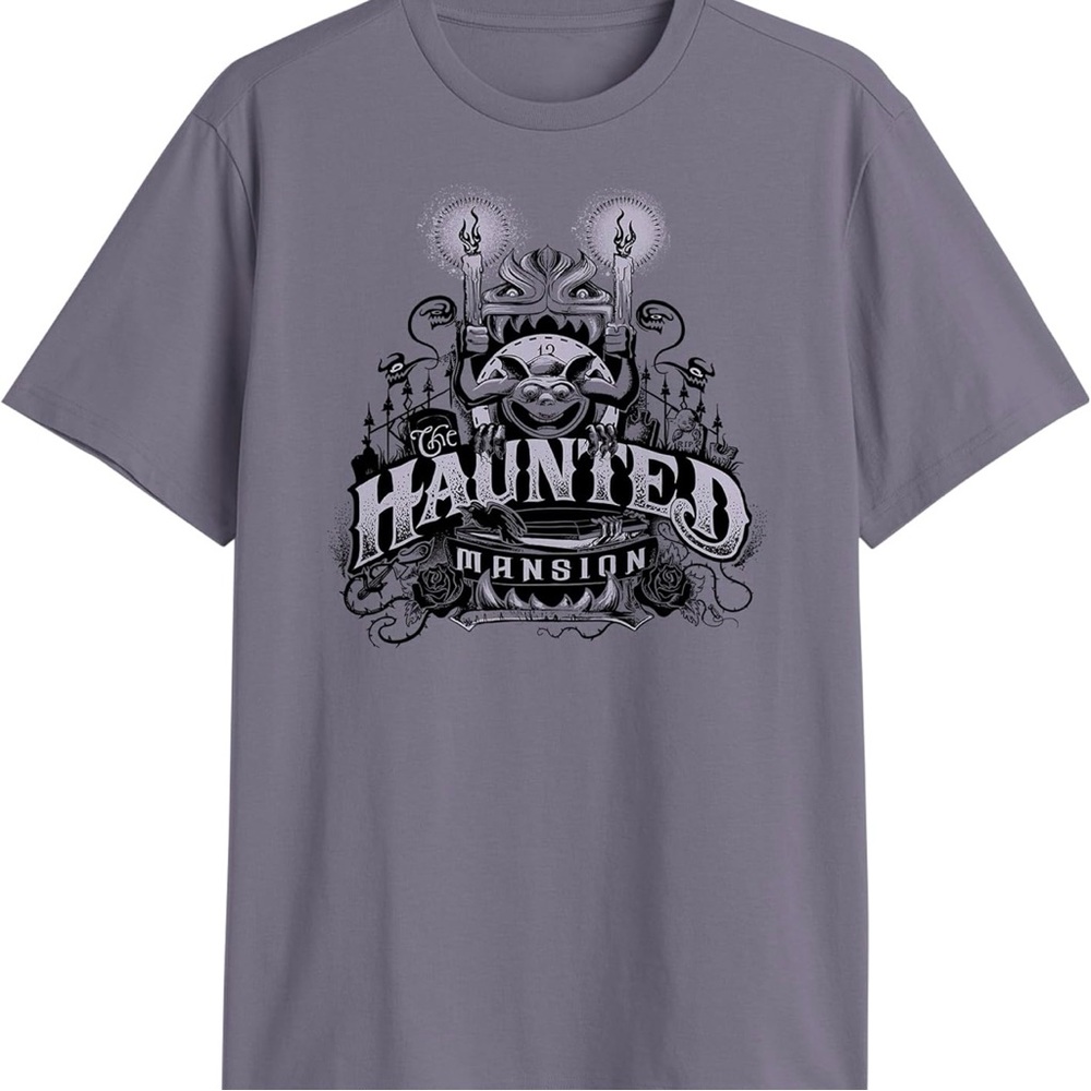Disney/Haunted Mansion/Gargoyle Candlestick Ghosts T-Shirt/Unisex/Size: Medium